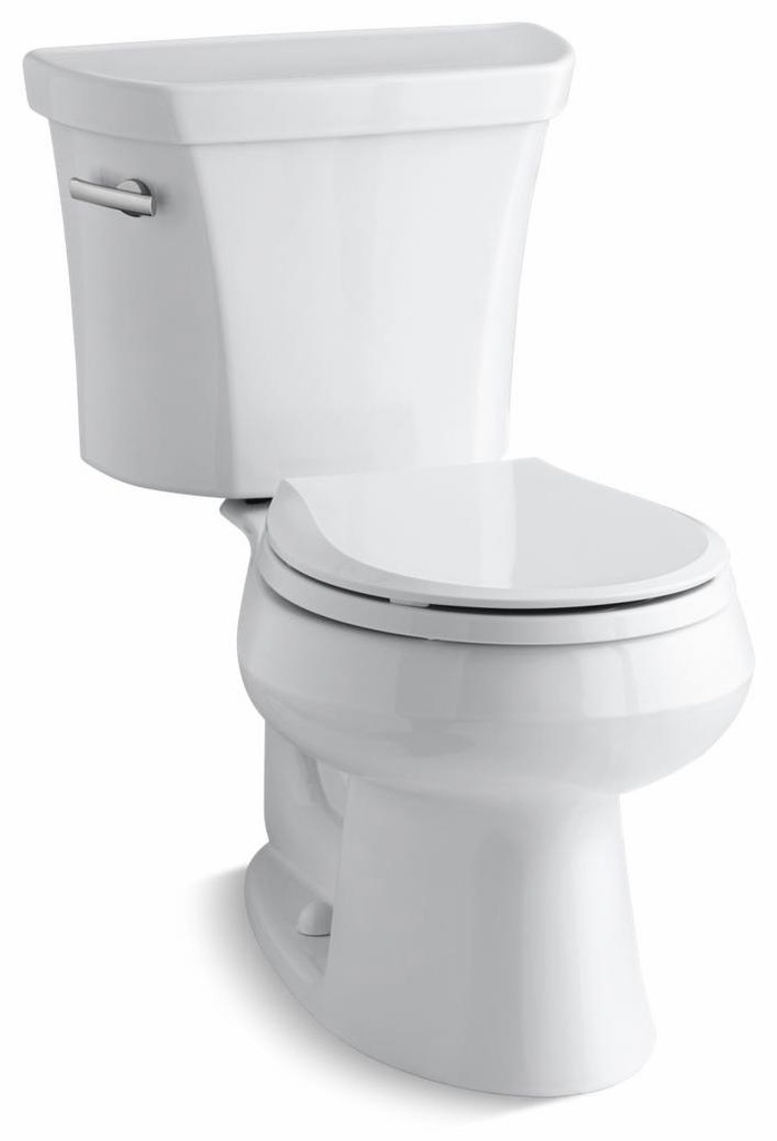 Wellworth 2-Piece Round Front 1.28 GPF Toilet (less seat)