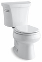 Wellworth 2-Piece Round Front 1.28 GPF Toilet (less seat)
