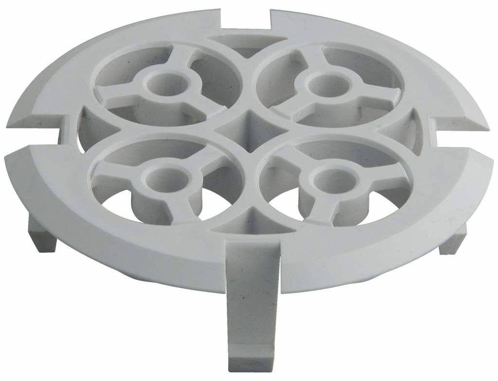 WHITE PLASTIC DRAIN COVER 3"