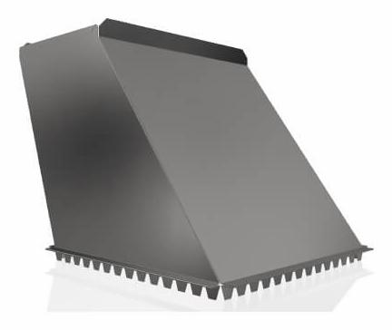 14" x 10" to 12" x 18" Plenum Take Off 3" Rise 28ga