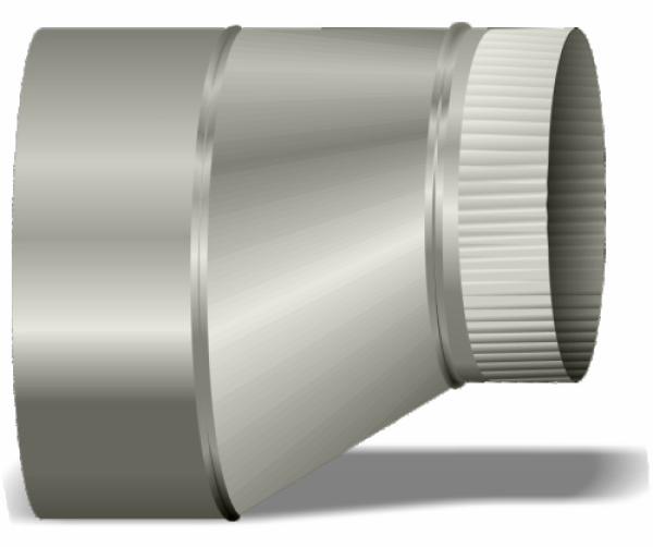 16"-10" Pipe Red. Flat on Side SE/SE 24ga