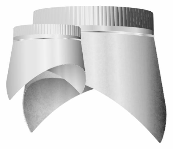 15" Saddle Take Off 26ga