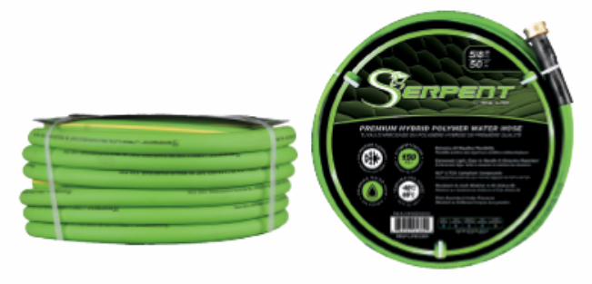 5/8" x 50 Green Garden Hose 150psi