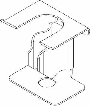 3/4 2 GALVANIZED SURGE RESTRAIN #055