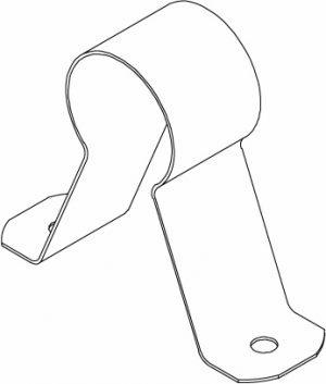 2 CPVC GALVANIZED STAND OFF #076