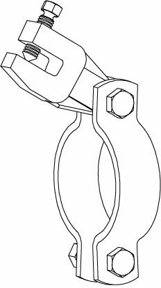 2 # 031 CLAMPING PIPE ATTACH