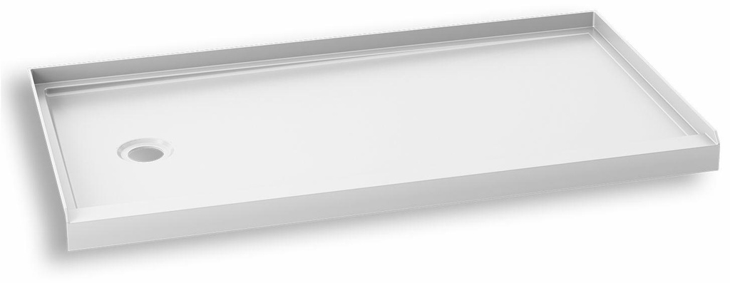 Koncept 60" x 32" Alcove Acrylic Shower Base with LH Drain