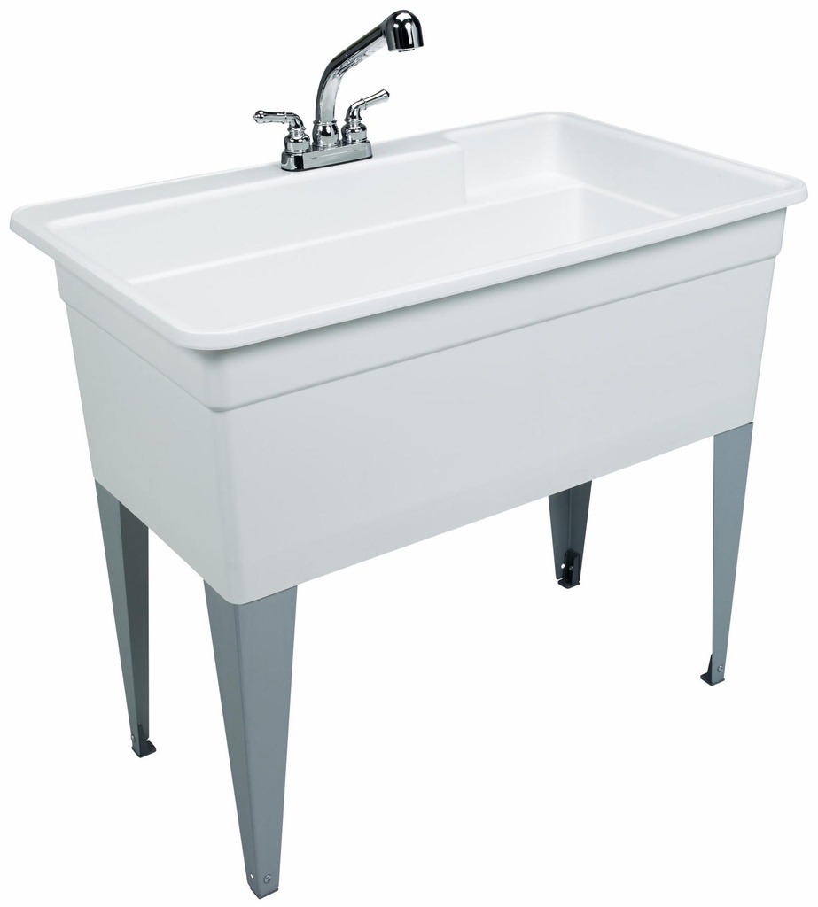 Bigtub Utilatub Combo Tub Faucet Supply Lines P-Trap