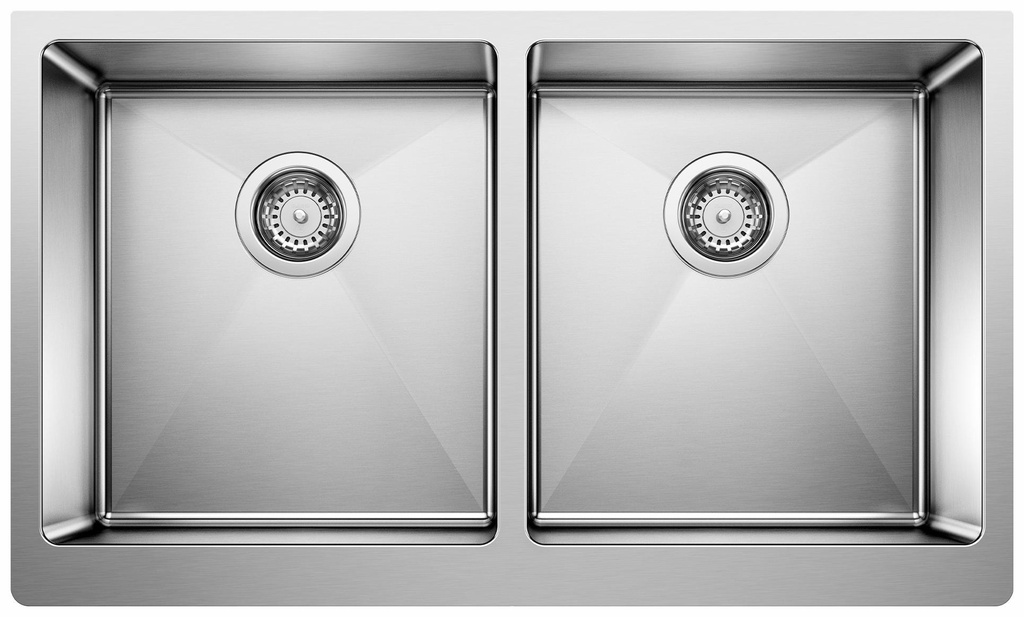 Quatrus R15 U 2 Bowl Apron Front Sink