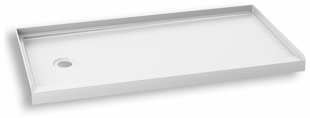 Koncept 60" x 30" Alcove Acrylic Shower Base with LH Drain