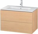 L-Cube Wall Mount Vanity with 2 Drawers (Cabinet Only)