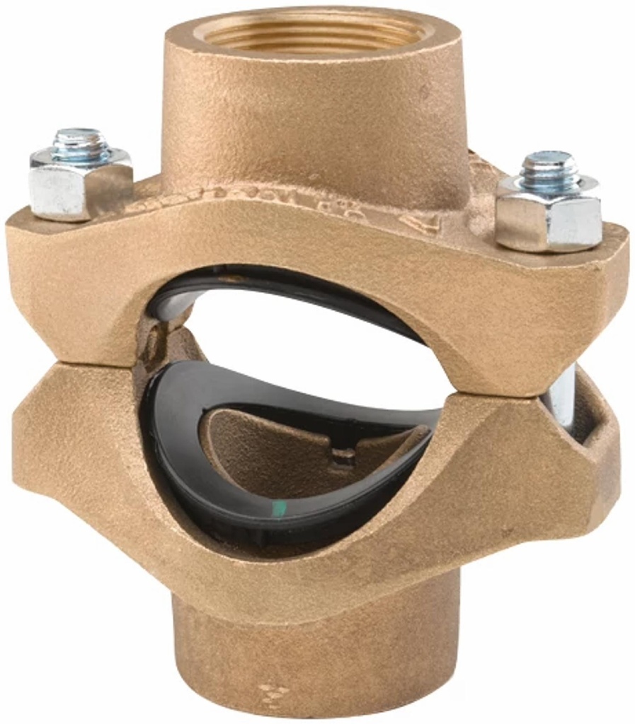 2-1/2" x 1" Mechanical Tee Branch Outlet for Copper 'P' Gasket Style 622