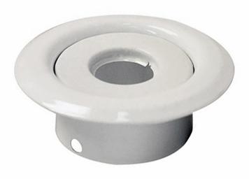 3/4" NPT x 3/4" Adjustable Recessed Eschutcheon Plate White FireLock V34 (ea)