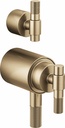 Litze TempAssure Thermostatic Valve with Diverter Trim T-Lever Handle Kit