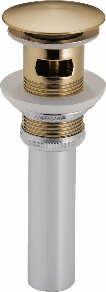 Push Pop-Up Drain with Overflow