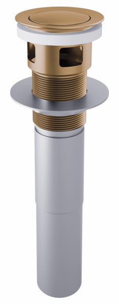 Push Button Pop-Up Drain with Overflow