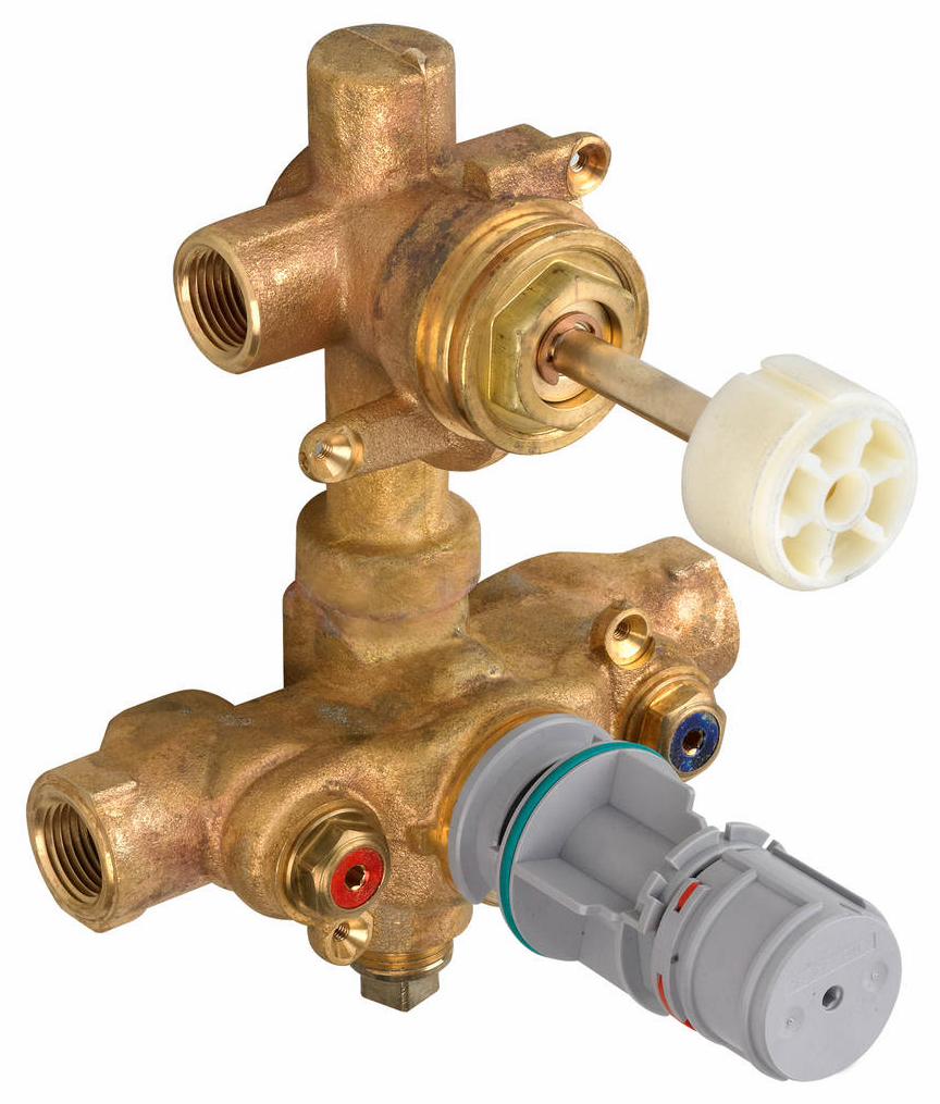 Thermostatic Rough-In Valve with 2-Way Diverter 1 Shared Function