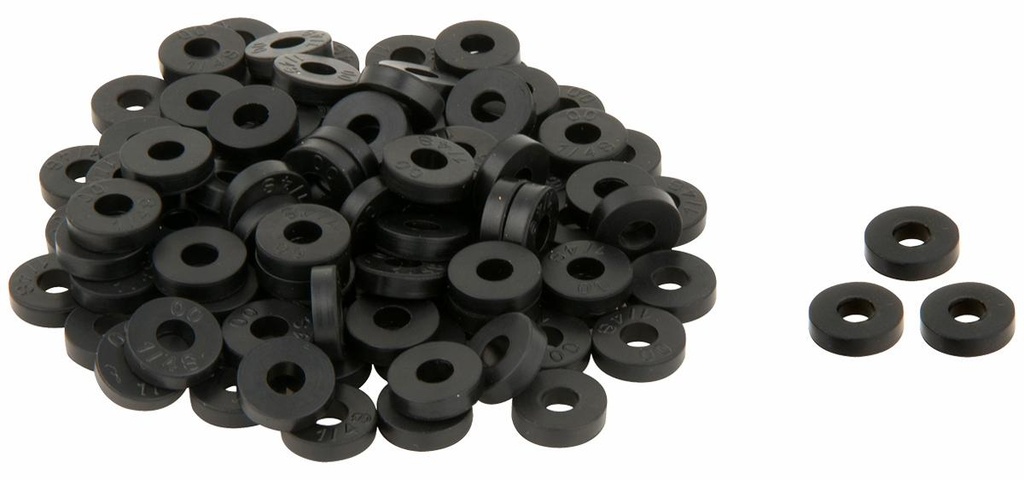 100 PC. 00 FLAT THIN WASHER