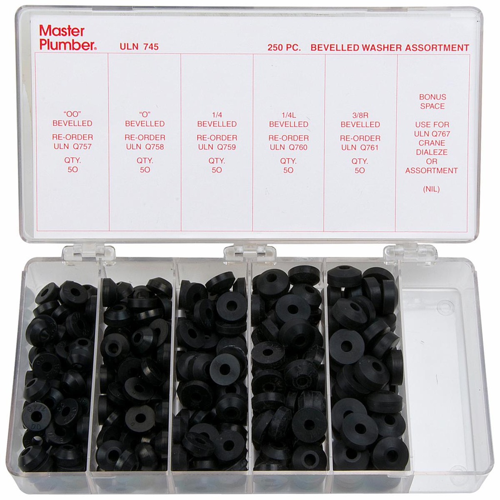 250 PC. BEVEL THIN WASHER