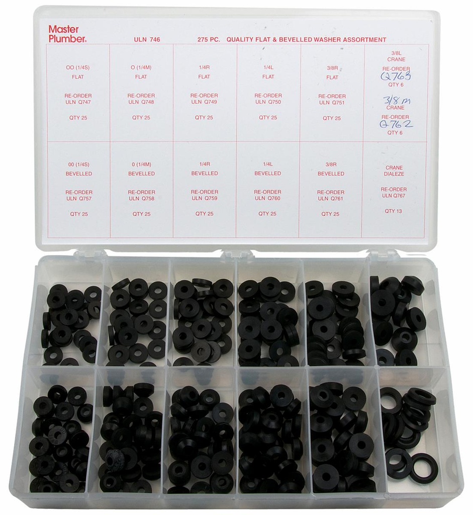 275 PC.FLAT&BEVEL THIN WASH