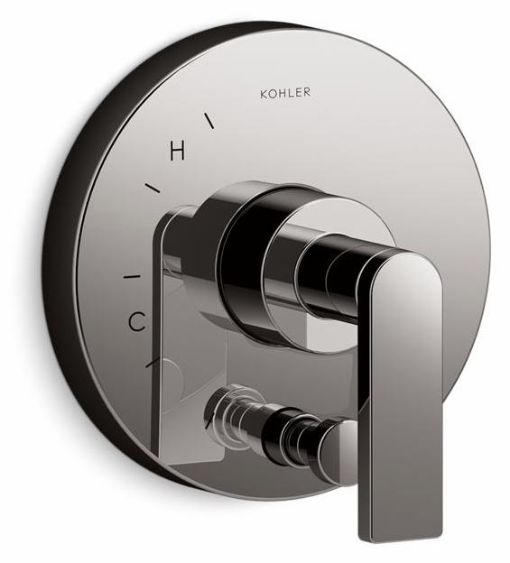 Composed Rite-Temp Pressure Balance Valve Trim with Diverter