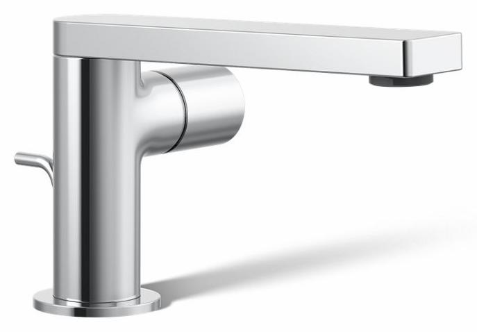 Composed Single Hole Bathroom Faucet with Pure Handle