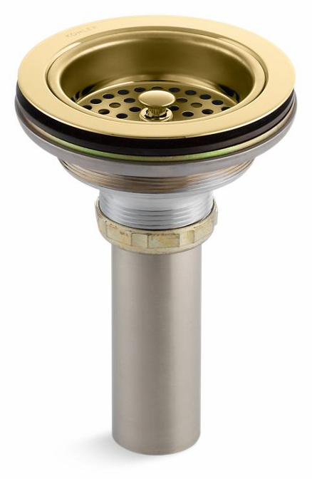 Duostrainer Sink Drain and Strainer with Tailpiece