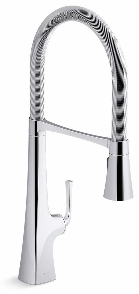 Graze Semi-Professional Kitchen Faucet with Spring Pulldown Spray