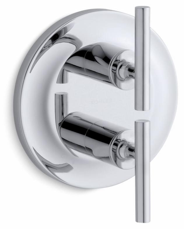 Purist Temperature and Volume Control Valve Trim