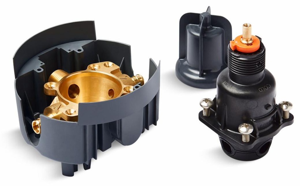 Rite-Temp Valve Body and Pressure Balancing Cartridge Kit - PEX Connections