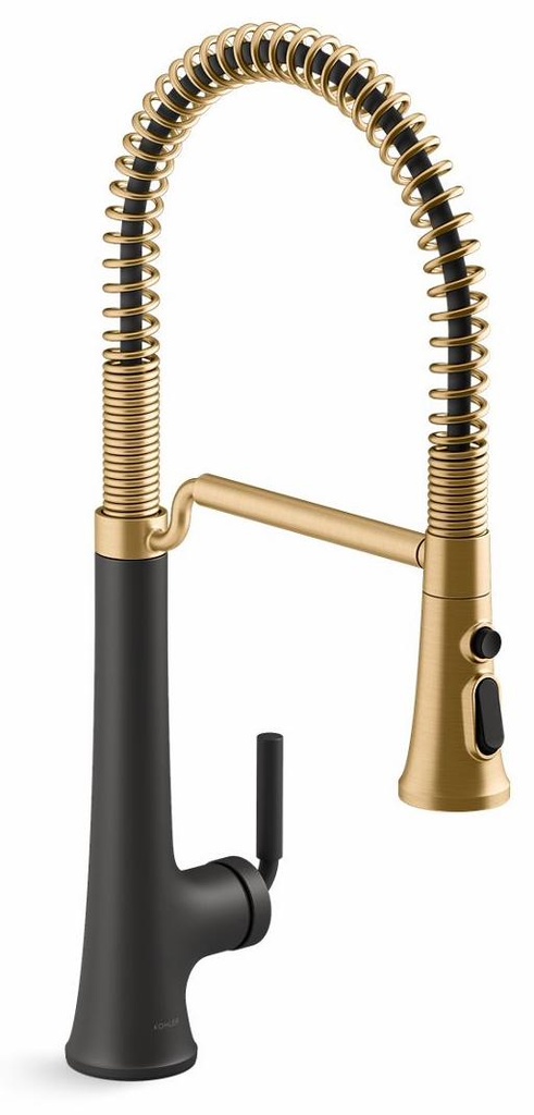 Tone Semi-Professional Kitchen Faucet with Spring Pulldown Spray