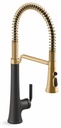 Tone Semi-Professional Kitchen Faucet with Spring Pulldown Spray