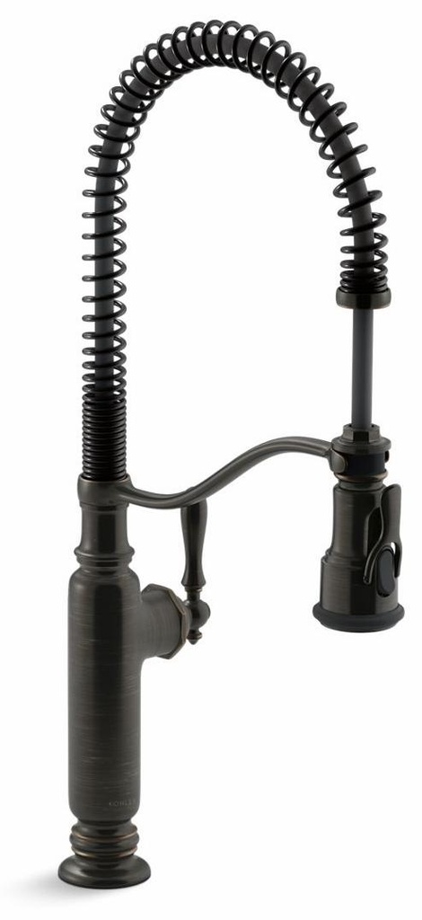 Tournant Semi-Professional Kitchen Faucet with Spring Pulldown Spray