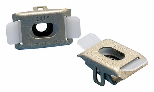 nVent CADDY Slick Nut, Polyamide, Spring Steel, 1/2" Hole, Threaded