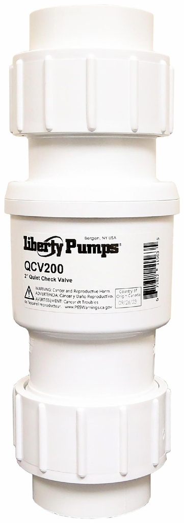2 Quiet Check Valve HD