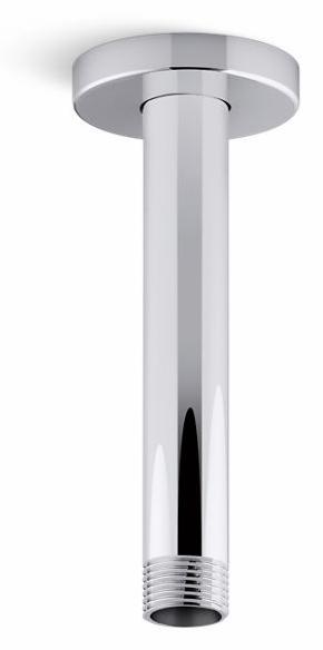 Statement 6" 1-Function Rainhead Arm and Flange