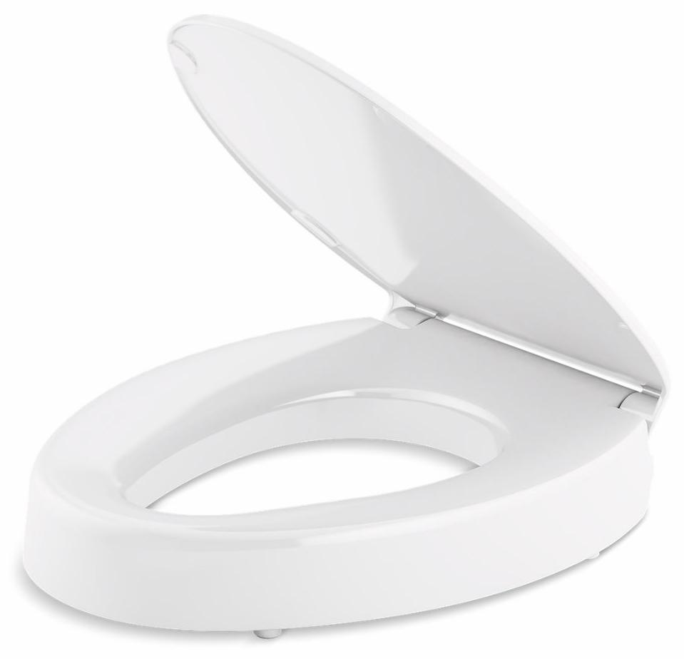 Hyten Elevated Quiet-Close Elongated Toilet Seat