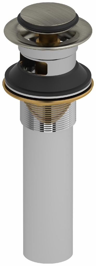 Push Drain with Overflow