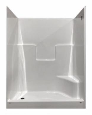 SHWR-60X34 GEL 1-PIECE LEFT HAND AS-6034 ED L