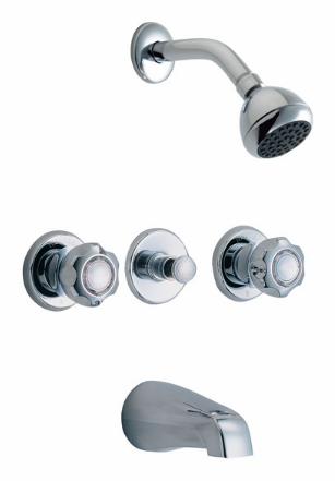 2-Handle Tub & Shower Faucet Trim