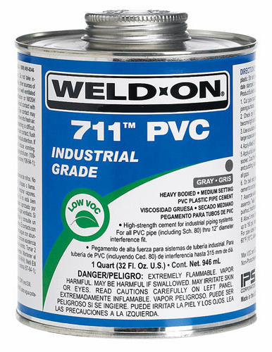 236ml 711 CSA PVC Cement Grey