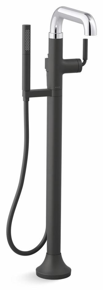 Tone Floor Mount Tub Filler with Hand Shower