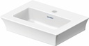 White Tulip 17-3/4" Single Hole Washbasin