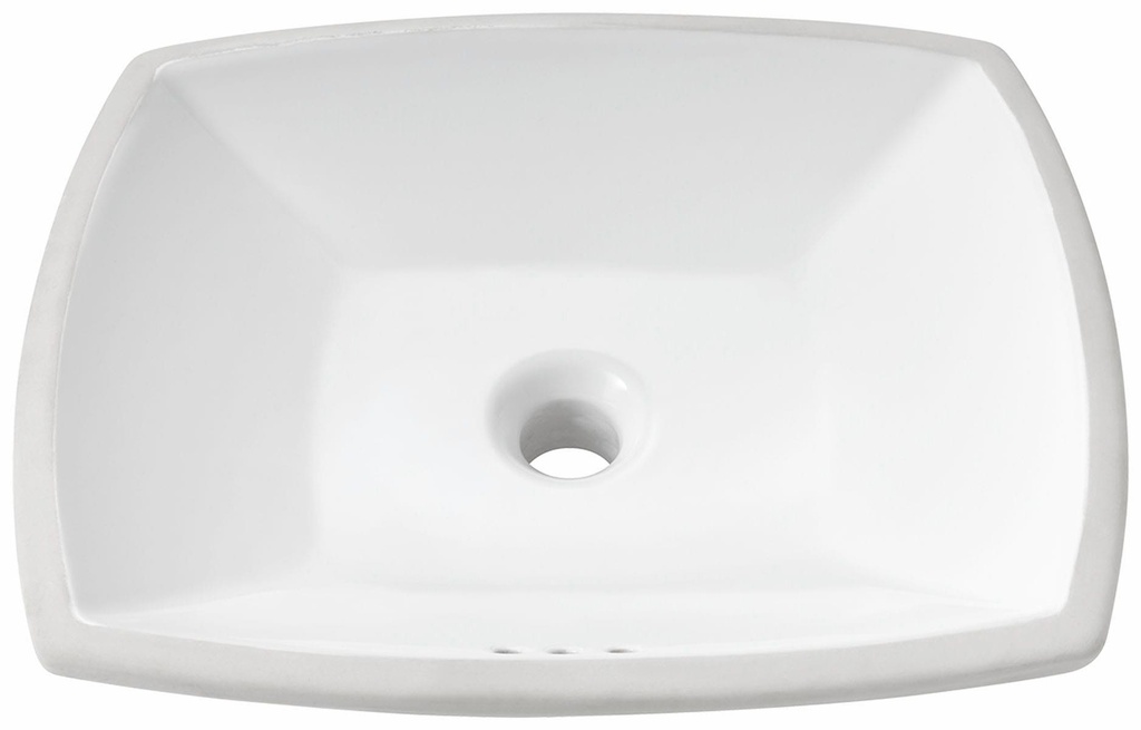 Edgemere 16-3/4" x 14-3/8" Undermount Bathroom Sink
