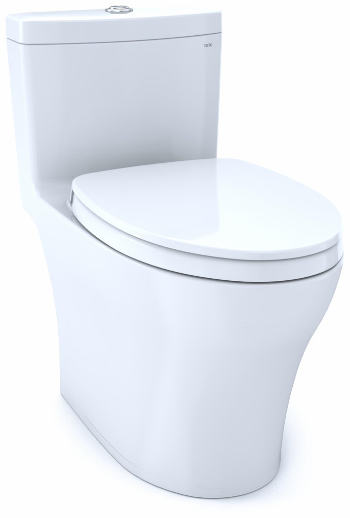 Aquia Elongated Dual Flush 1.28 and 0.9 GPF 1-Piece Toilet with SoftClose Seat