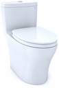 Aquia Elongated Dual Flush 1.28 and 0.9 GPF 1-Piece Toilet with SoftClose Seat
