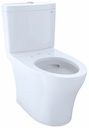 Aquia IV Elongated Dual Flush 1.28 and 0.9 GPF 2-Piece Toilet (Less Seat)