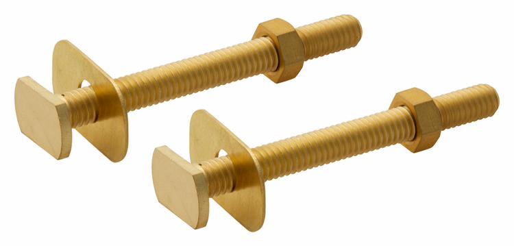 3" BRASS CLOSET BOLT SET