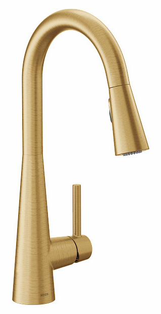 Sleek Kitchen Faucet with Pulldown Spray