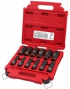 1/2 DR 12PC SAE DEEP IMP SCKT SET